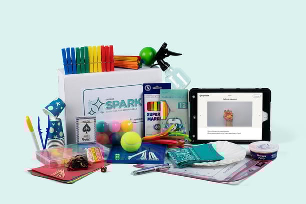 the full engage spark box with tablet